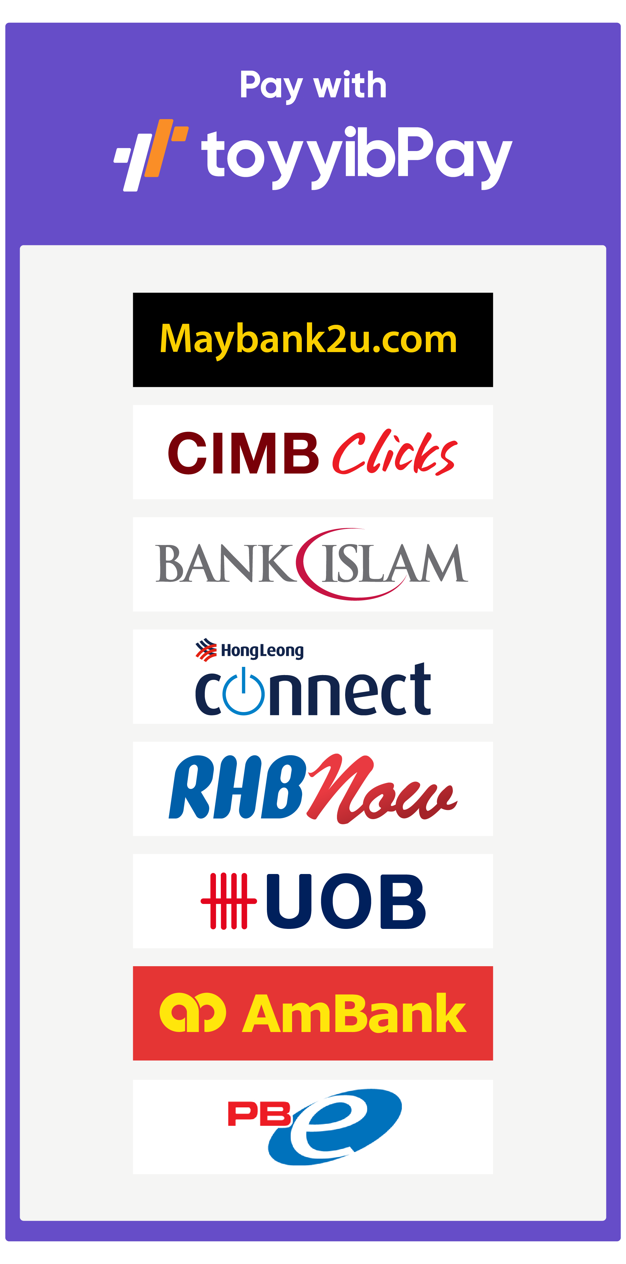 Online Banking (FPX) - toyyibPay